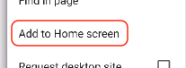 android add link